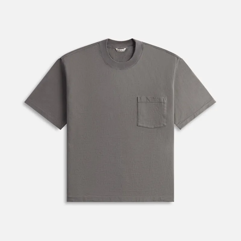 Auralee Stand-Up Tee - Gray sold by Kith