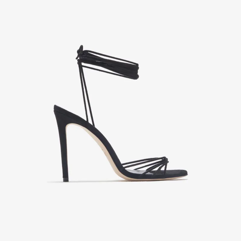 Paris Texas Nicole Lace Up Sandal Heel 105 - Black sold by Kith