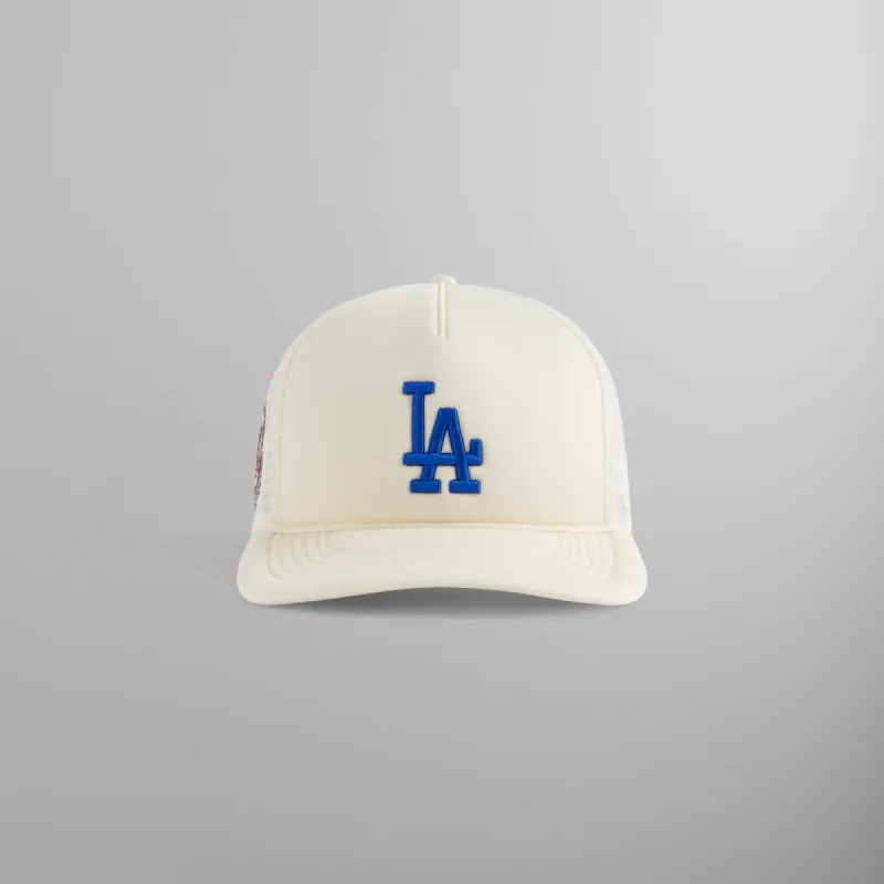 Kith for '47 Los Angeles Dodgers Hitch Foam Trucker Hat - Sandrift PH sold by Kith