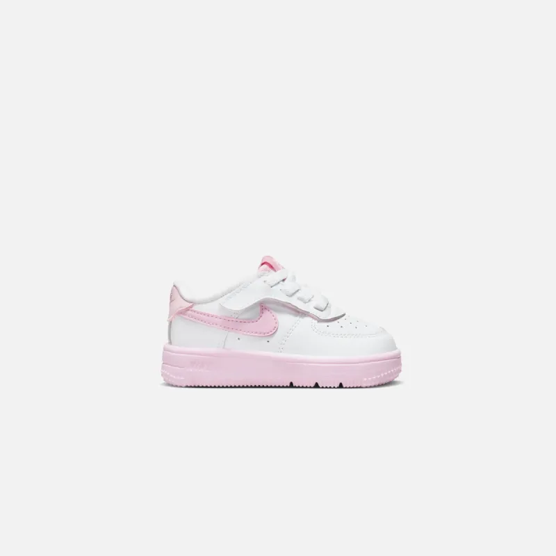 Nike TD Force 1 Low Easyon - White / Pink Foam sold by Kith