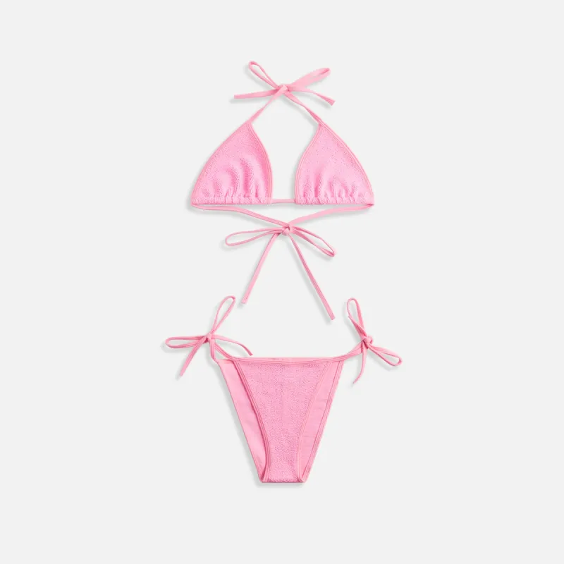 Hunza G Gina Bikini - Bubblegum sold by Kith