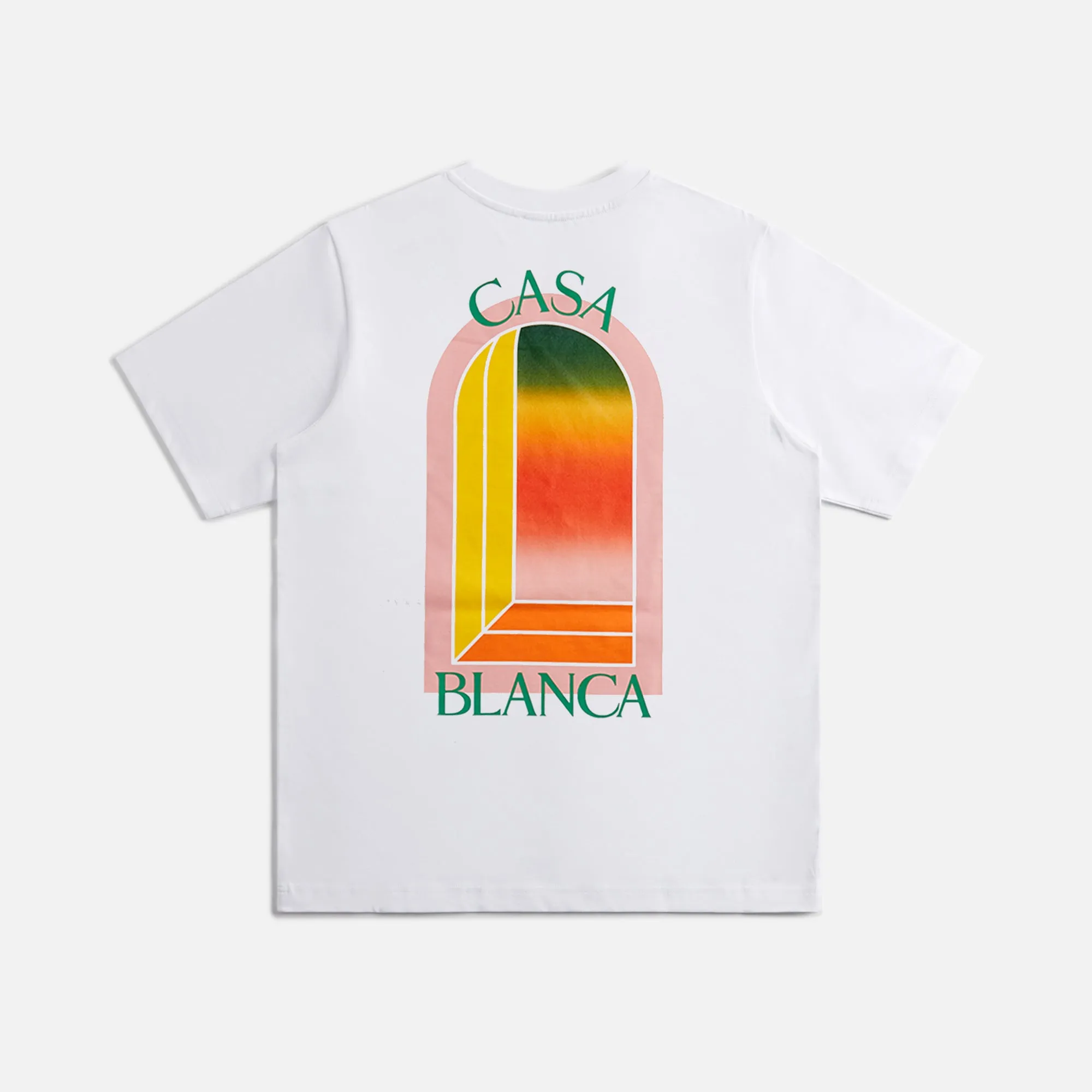 Casablanca Gradient Arch Logo Printed Tee - White sold by Kith product image thumbnail 2
