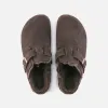Birkenstock WMNS Boston Shearling Suede - Mocha / Mocha sold by Kith
