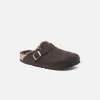 Birkenstock WMNS Boston Shearling Suede - Mocha / Mocha sold by Kith