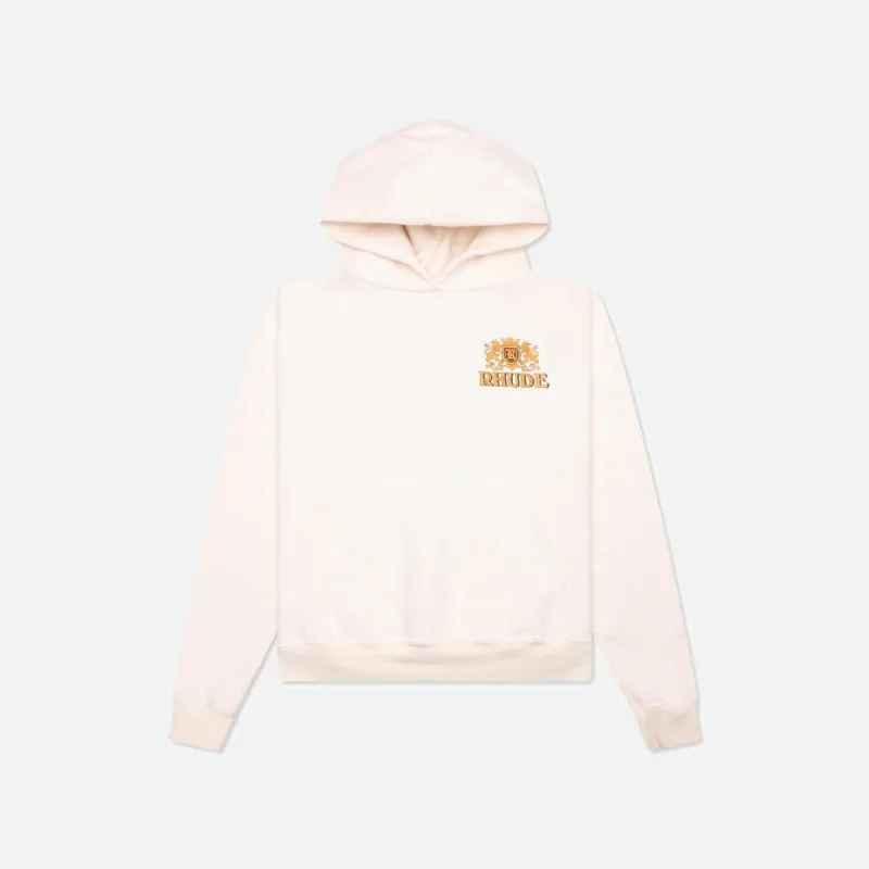 Rhude Cresta Cigar Hoodie - Vintage White sold by Kith