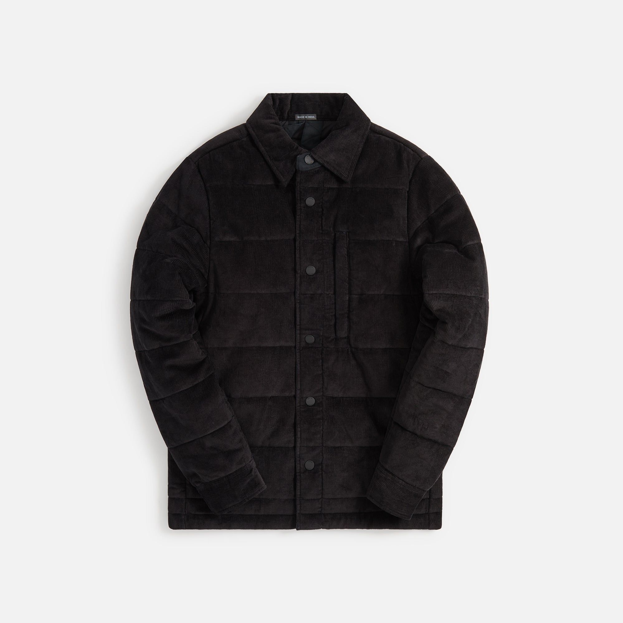 Maharishi Hemp Cord Padded Shirt - Black sold by Kith