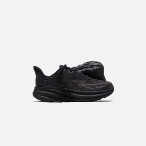 Hoka WMNS Clifton 9 - Black sold by Kith