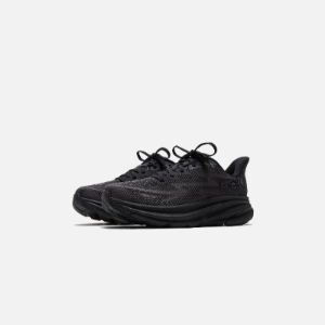 Hoka WMNS Clifton 9 - Black sold by Kith