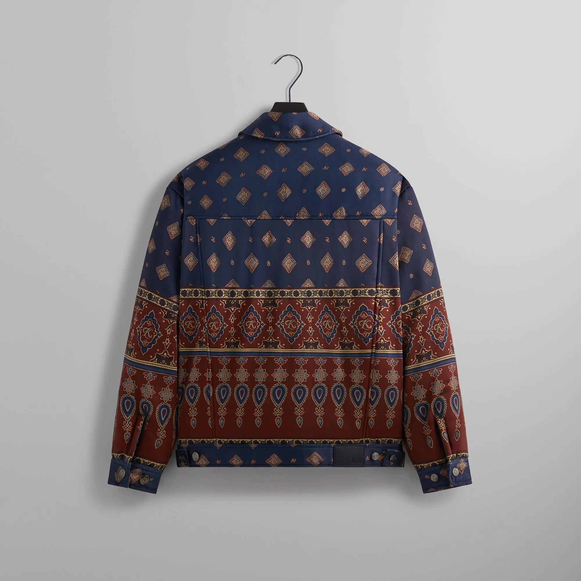ジャケット・アウター Kith Puffed Jase Satin Trucker Jacket Kith Puffed Jase Satin Trucker Jacket - Rhone | Parallel
