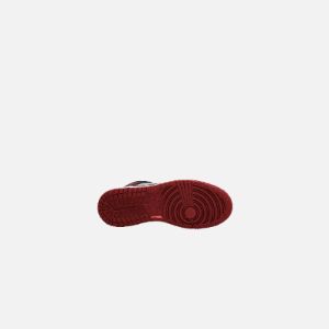 Nike GS Air Jordan 1 Mid - White / Gym Red / Black sold by Kith