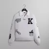 Kith Nelson Collared Pullover - Light Heather Grey sold by Kith