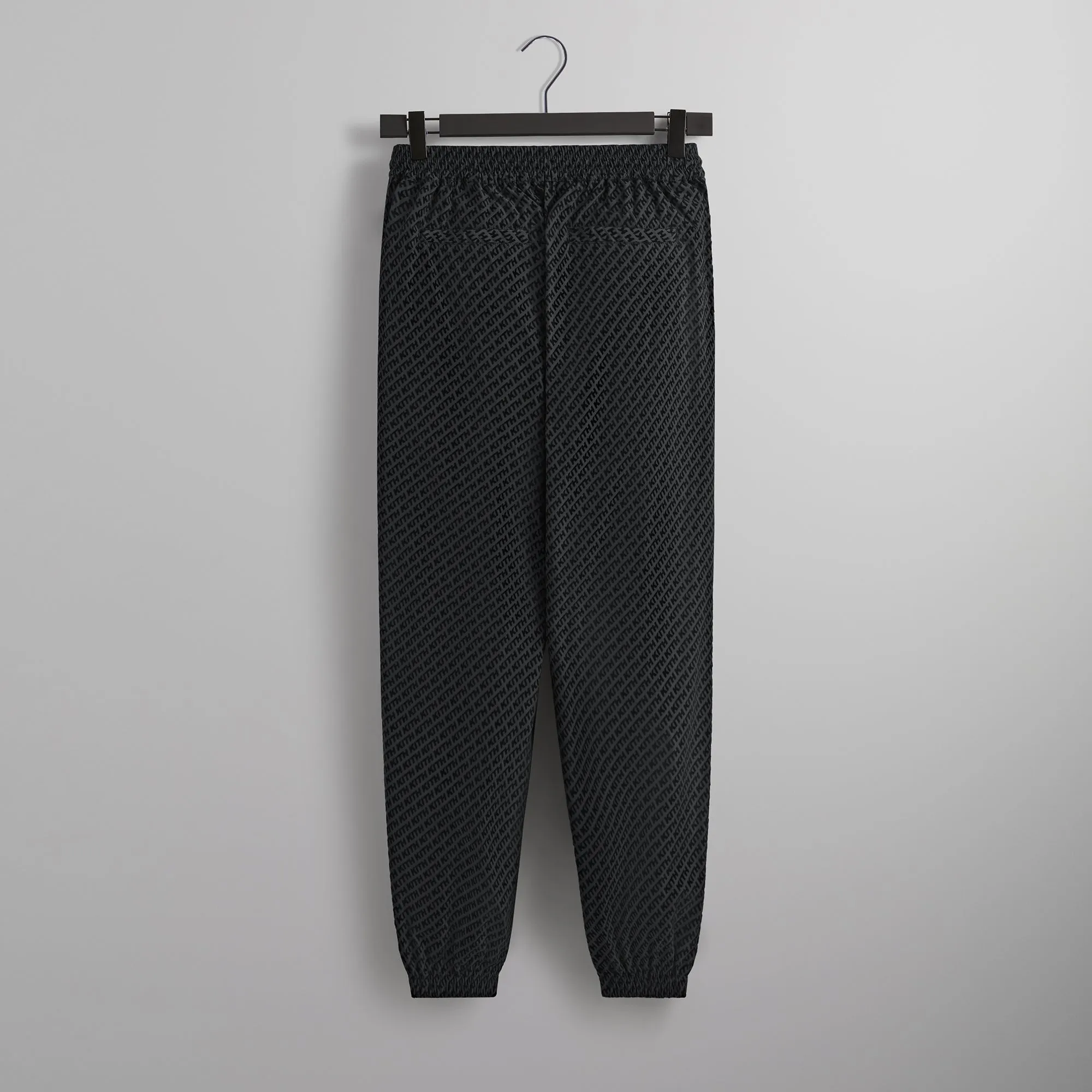Kith Flocked Italic Monogram Davon Pant - Black sold by Kith product image thumbnail 2