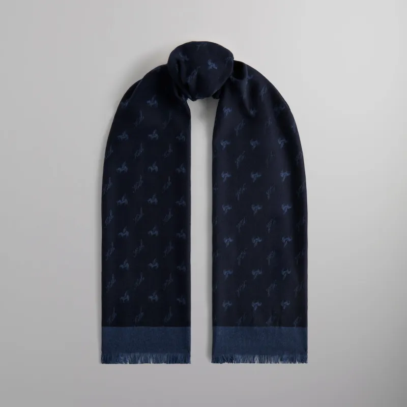 Kith Pegasus Monogram Scarf - Nocturnal PH sold by Kith