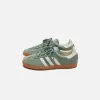 adidas Originals WMNS Samba OG - Silver Green / Chalk White / Gum sold by Kith