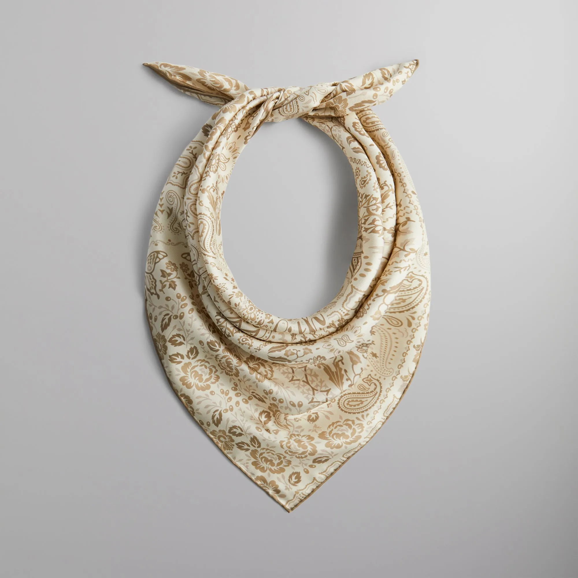 Kith Paisley Bandana Silk Scarf - Canvas sold by Kith