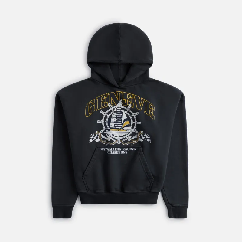 Rhude Geneve Catamaran Hoodie Vintage - Black sold by Kith