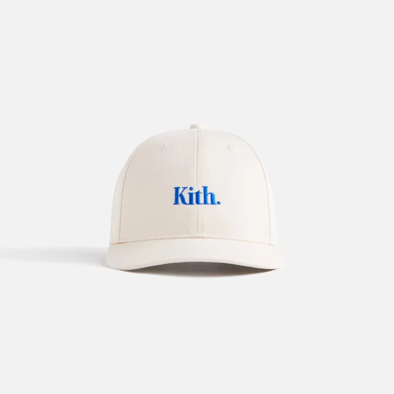 Kith Women Punctuated Logo Cap - Whisper sold by Kith