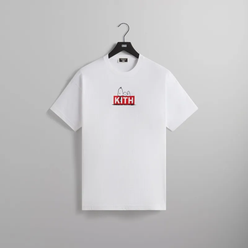 Kith for Peanuts Doghouse Tee - White sold by Kith