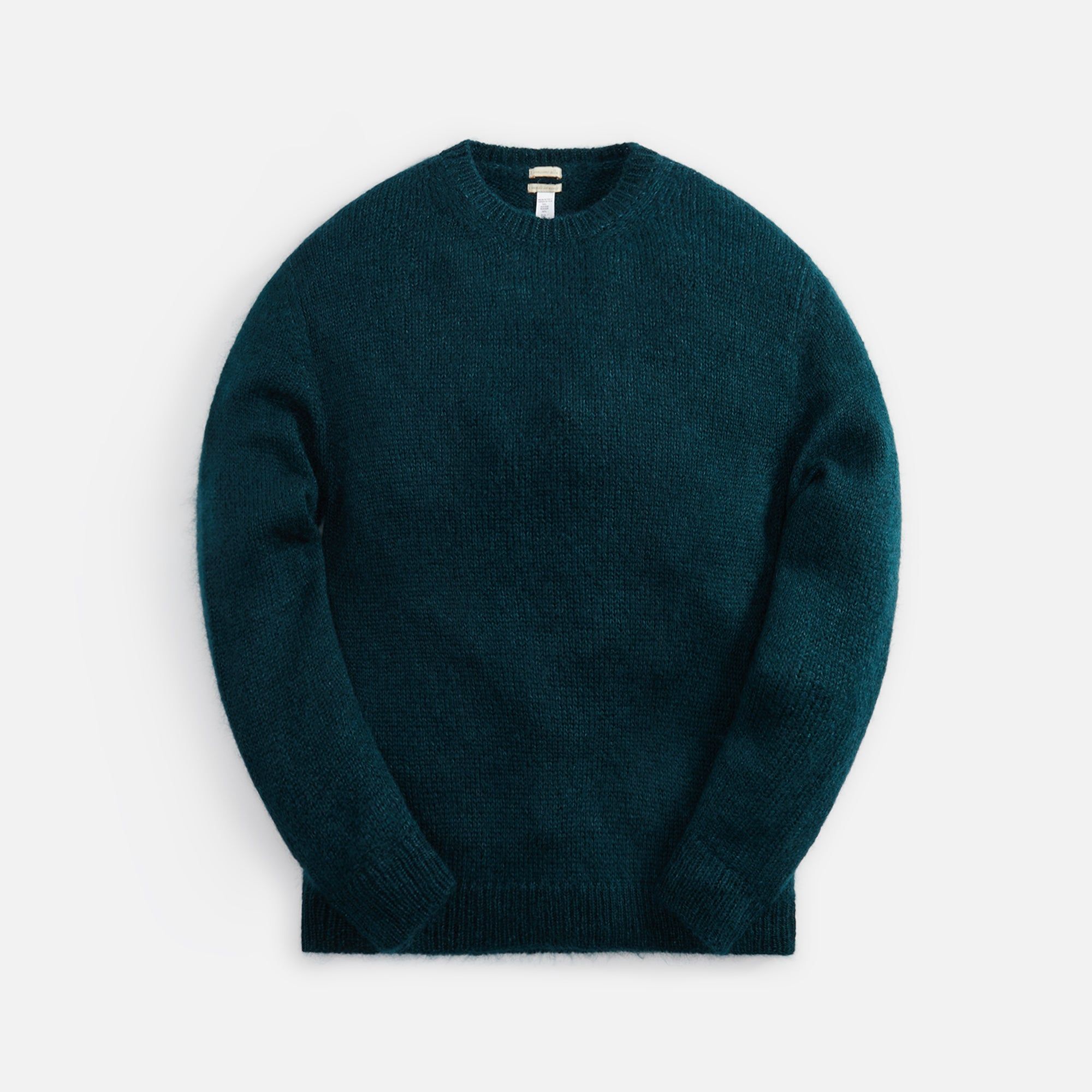 Massimo Alba Alder Sweater Mohair Silk - Teal sold by Kith