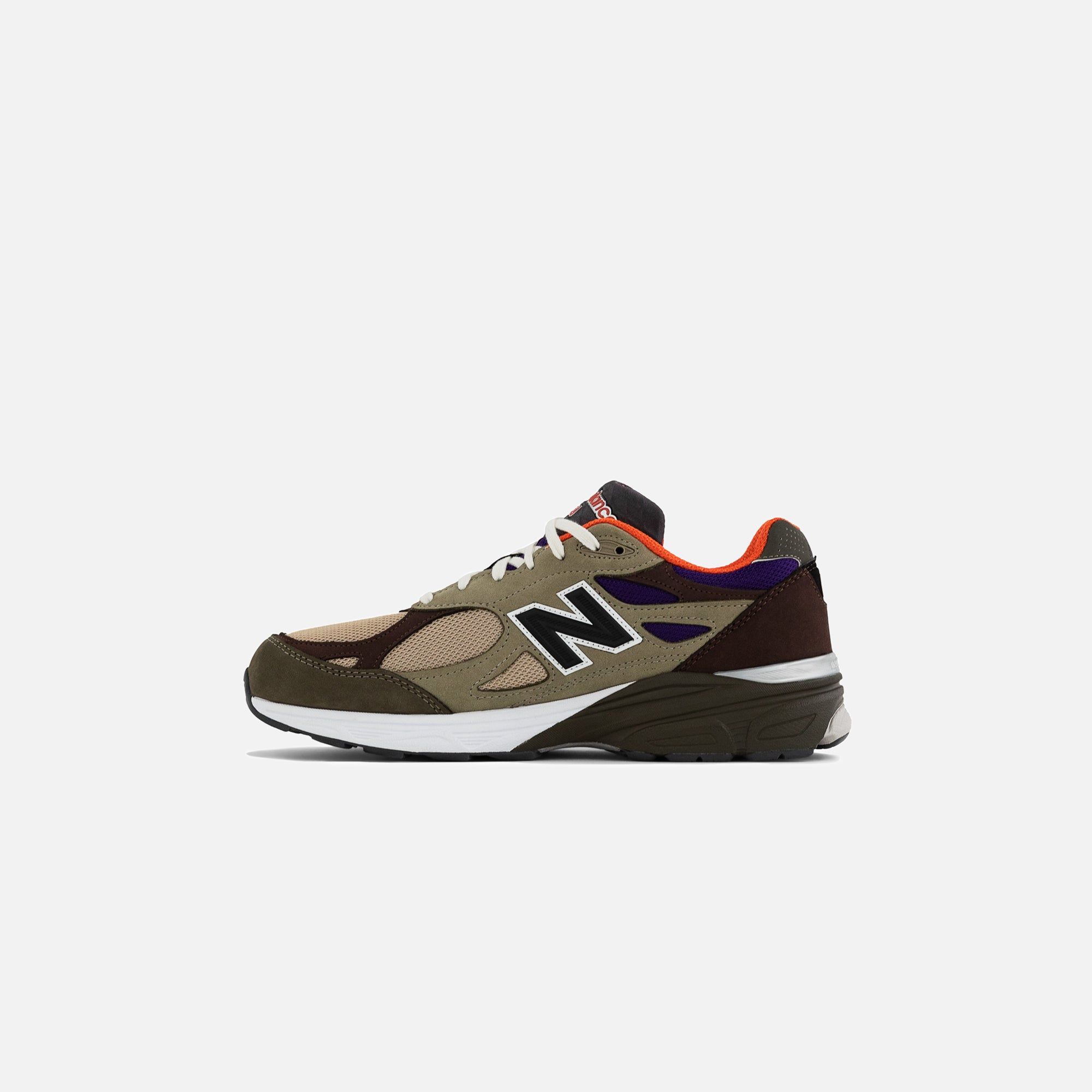 New Balance Made in US 990 V3 - Tan / Blue sold by Kith product image thumbnail 3