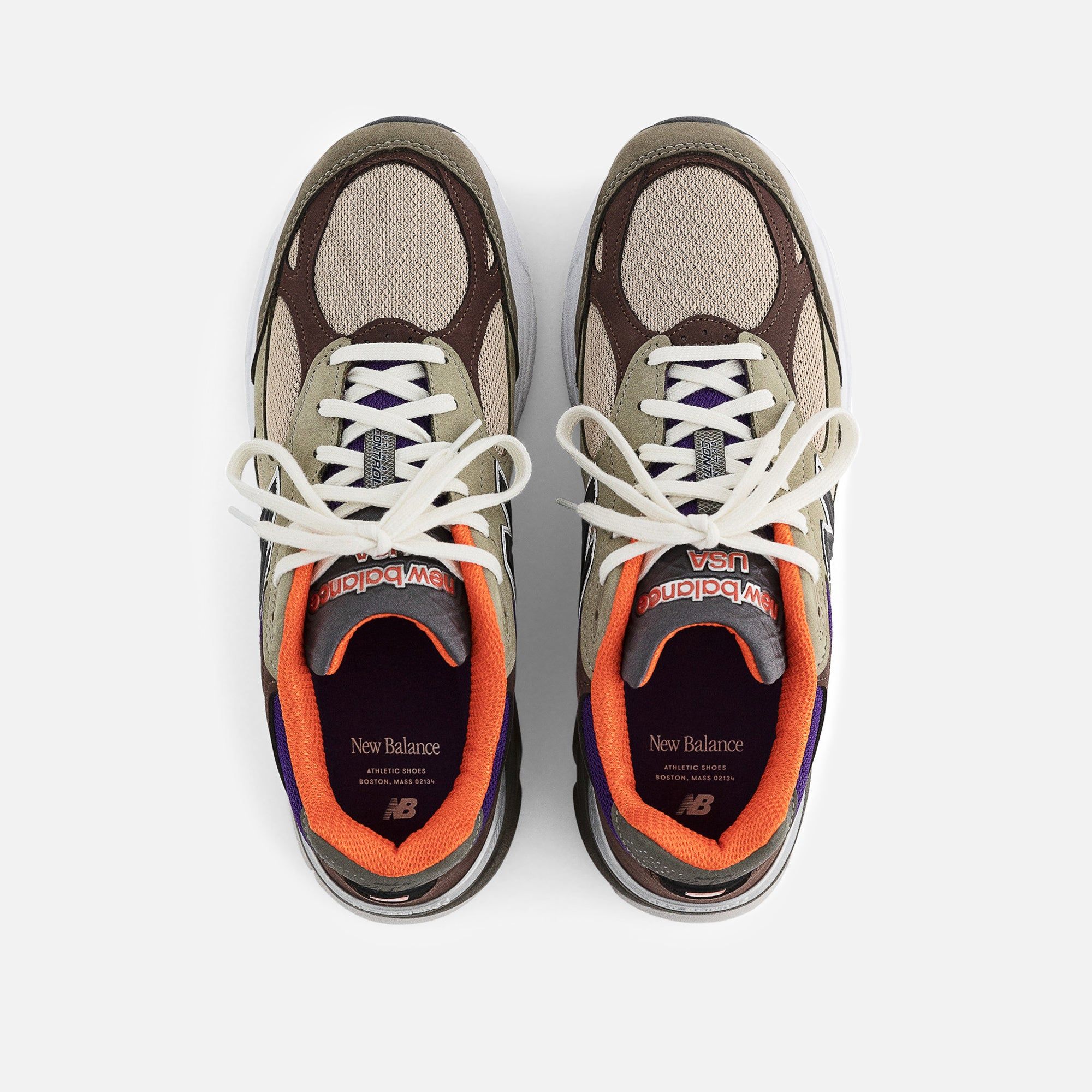 New Balance Made in US 990 V3 - Tan / Blue sold by Kith product image thumbnail 5