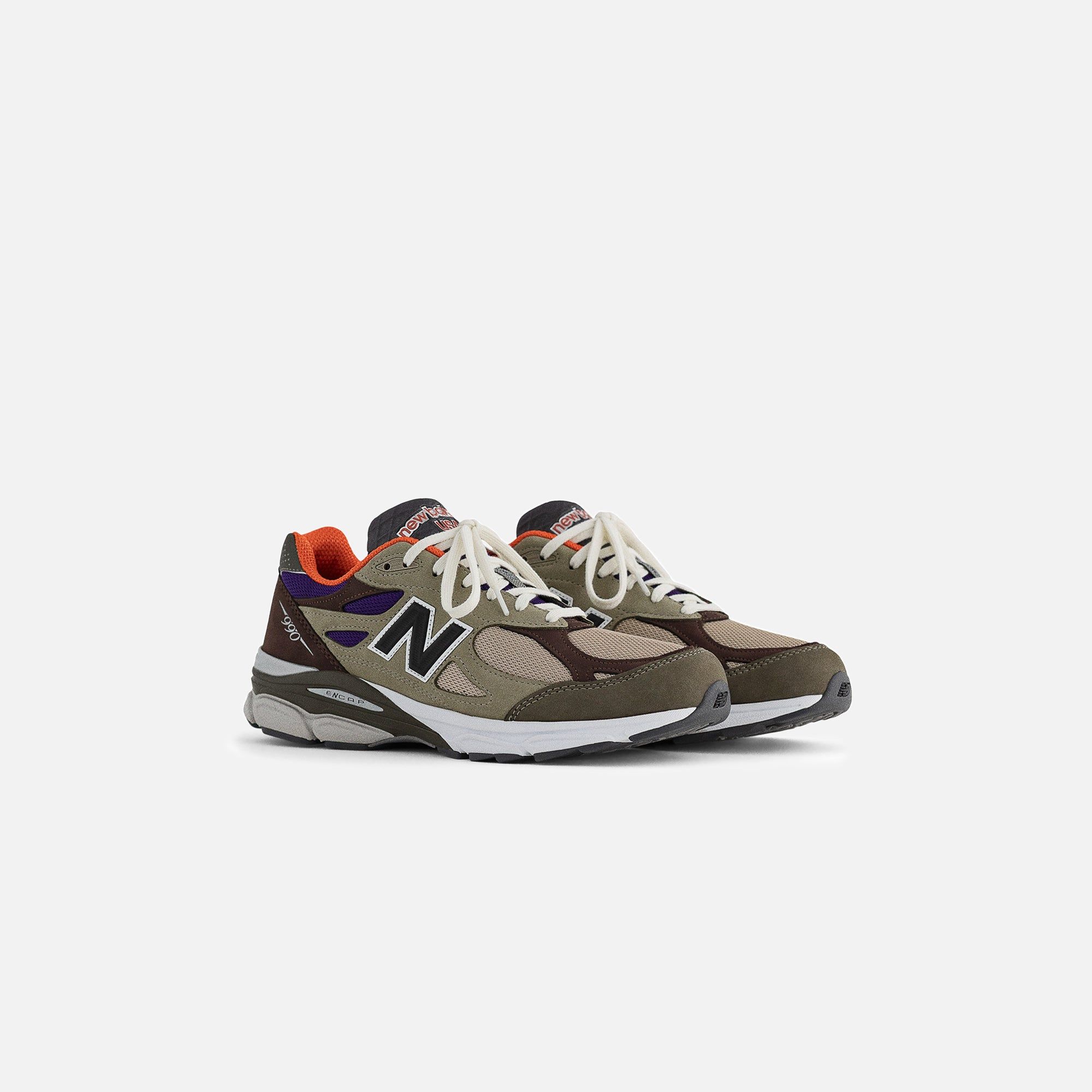 New Balance Made in US 990 V3 - Tan / Blue sold by Kith product image thumbnail 2