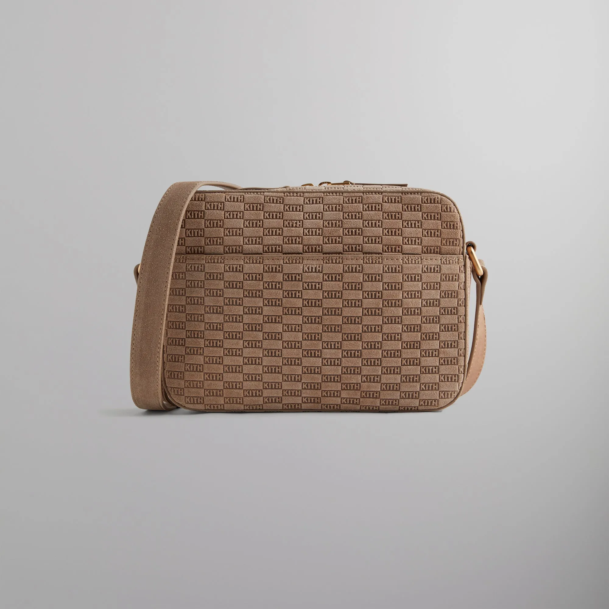 Kith Monogram Suede Camera Crossbody - Loft sold by Kith