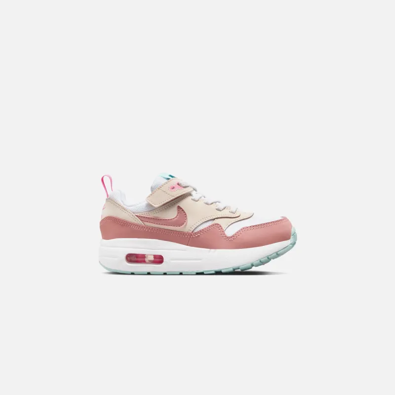 Nike PS Air Max 1 - White / Red Stardust / Guava Ice / Pink Spell sold by Kith