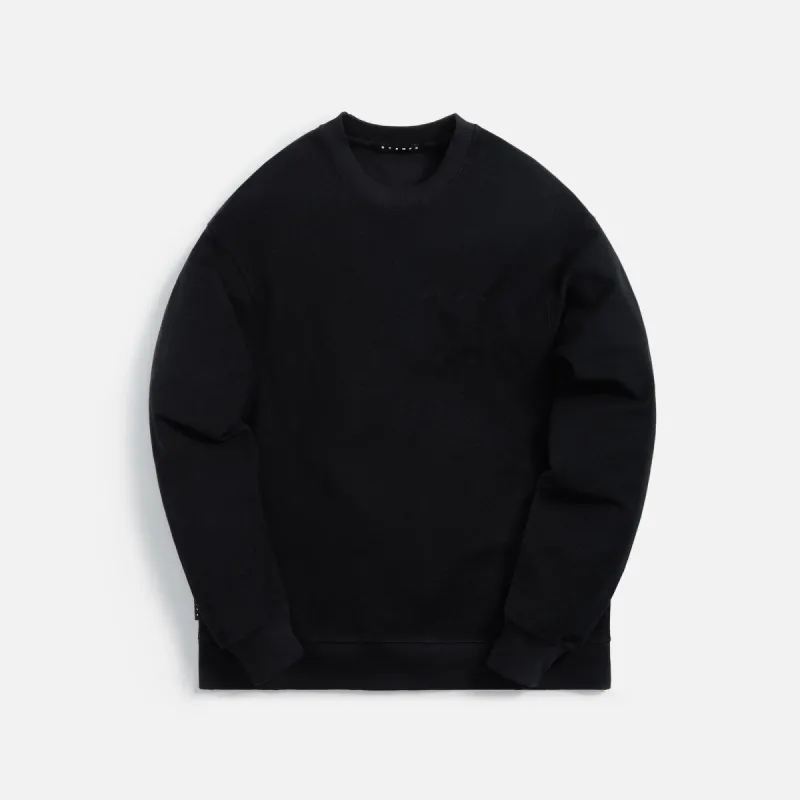 Stampd Micro Strike Reverse Crew Neck - Black made by Stampd