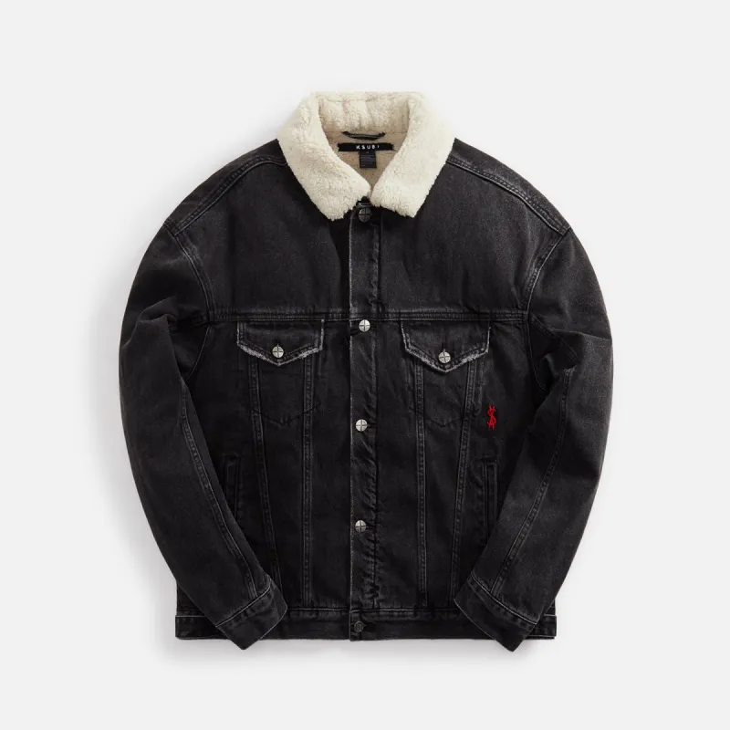 Ksubi Oh G Jacket Fleeced Out - Black sold by Kith