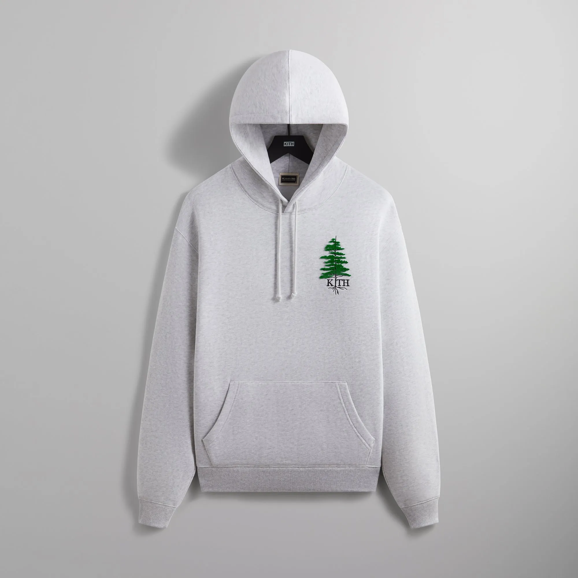 Kith for Columbia Redwood Williams III Hoodie - Light Heather Grey sold by Kith
