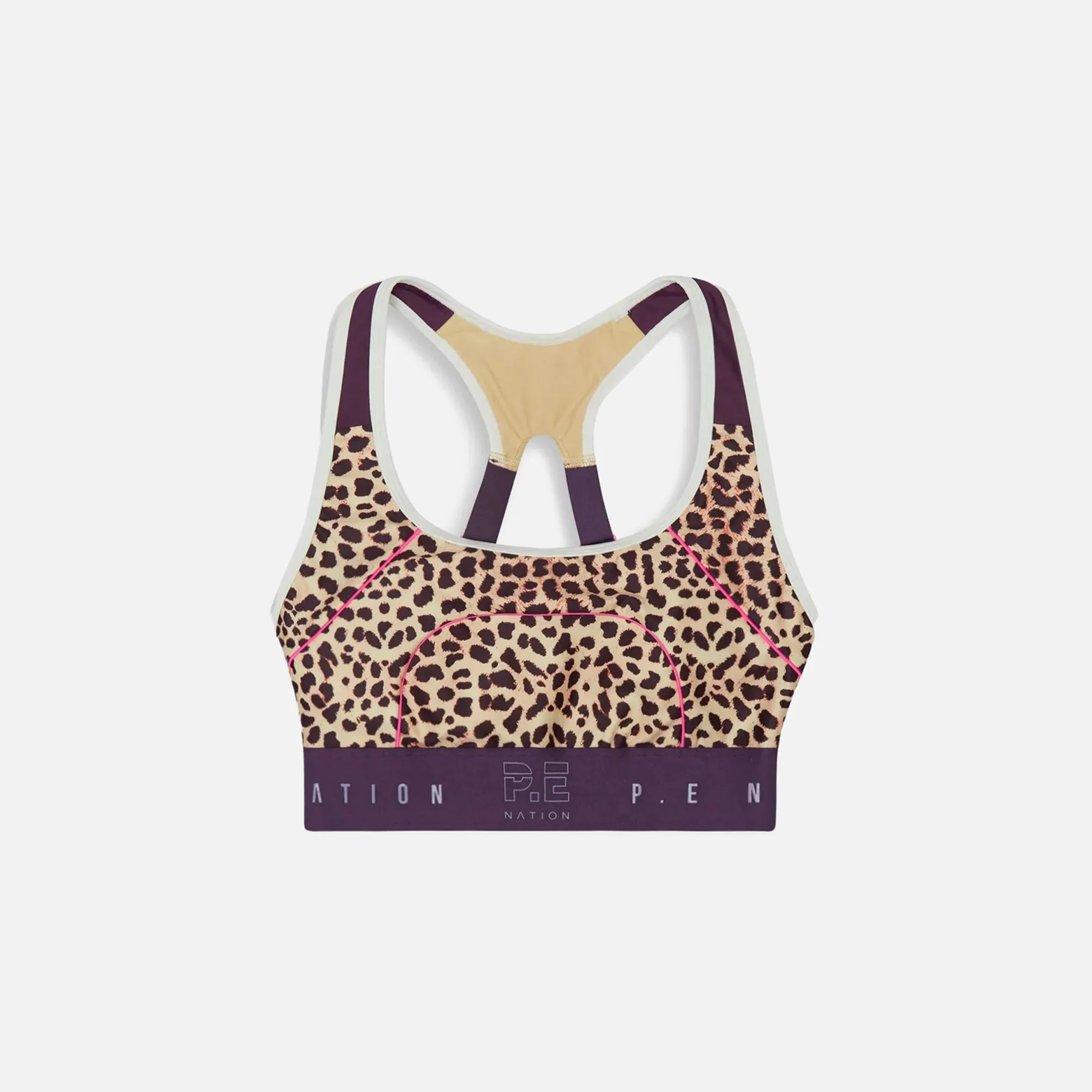 P.E Nation Del Mar Sports Bra - Animal Print sold by Kith