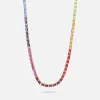 Crystal Haze Baguette Chakra Necklace - Multi sold by Kith