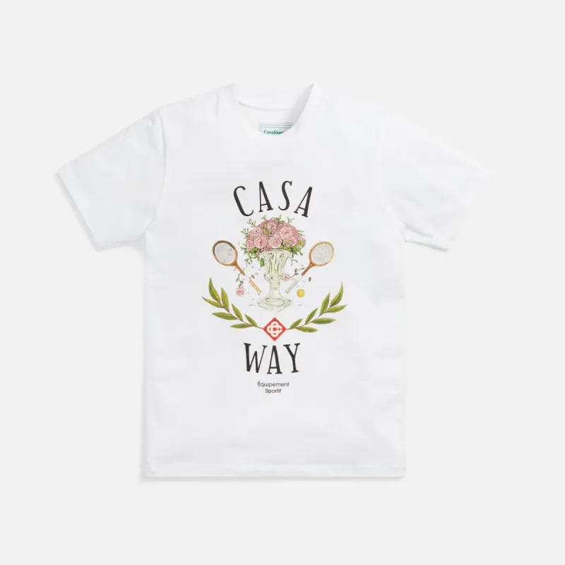 Casablanca Casa Way Printed Tee - White made by Kith