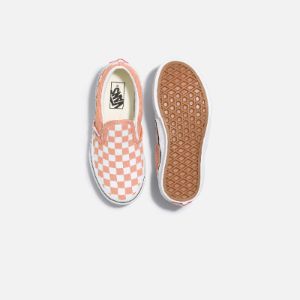 Vans Classic Slip-On Color Theory Checkerboard - Sun Bake sold by Kith