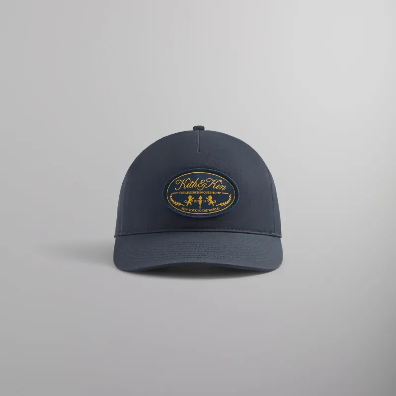 Kith Twill Gwynn Pinch Crown Snapback - Nocturnal sold by Kith