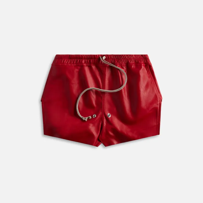 Rick Owens Gabe Boxers - Cardinal Red sold by Kith
