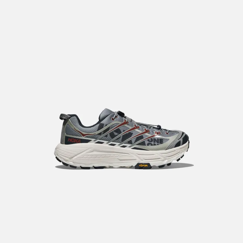 HOKA One One Mafate Three2 - Limestone / Outer Space sold by Kith