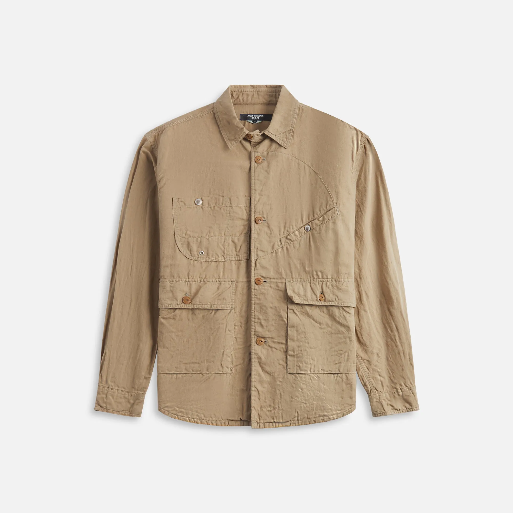 Junya Watanabe MAN Cotton Linen Shirt - Beige sold by Kith