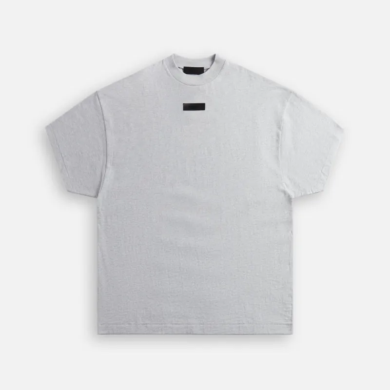 Essentials Crewneck Tee - Light Heather Grey sold by Kith