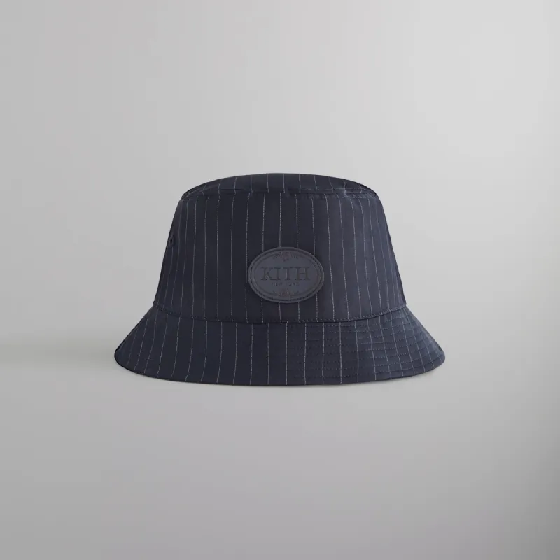 Kith Striped Tropical Wool Dawson Bucket Hat - Gulf made by Kith