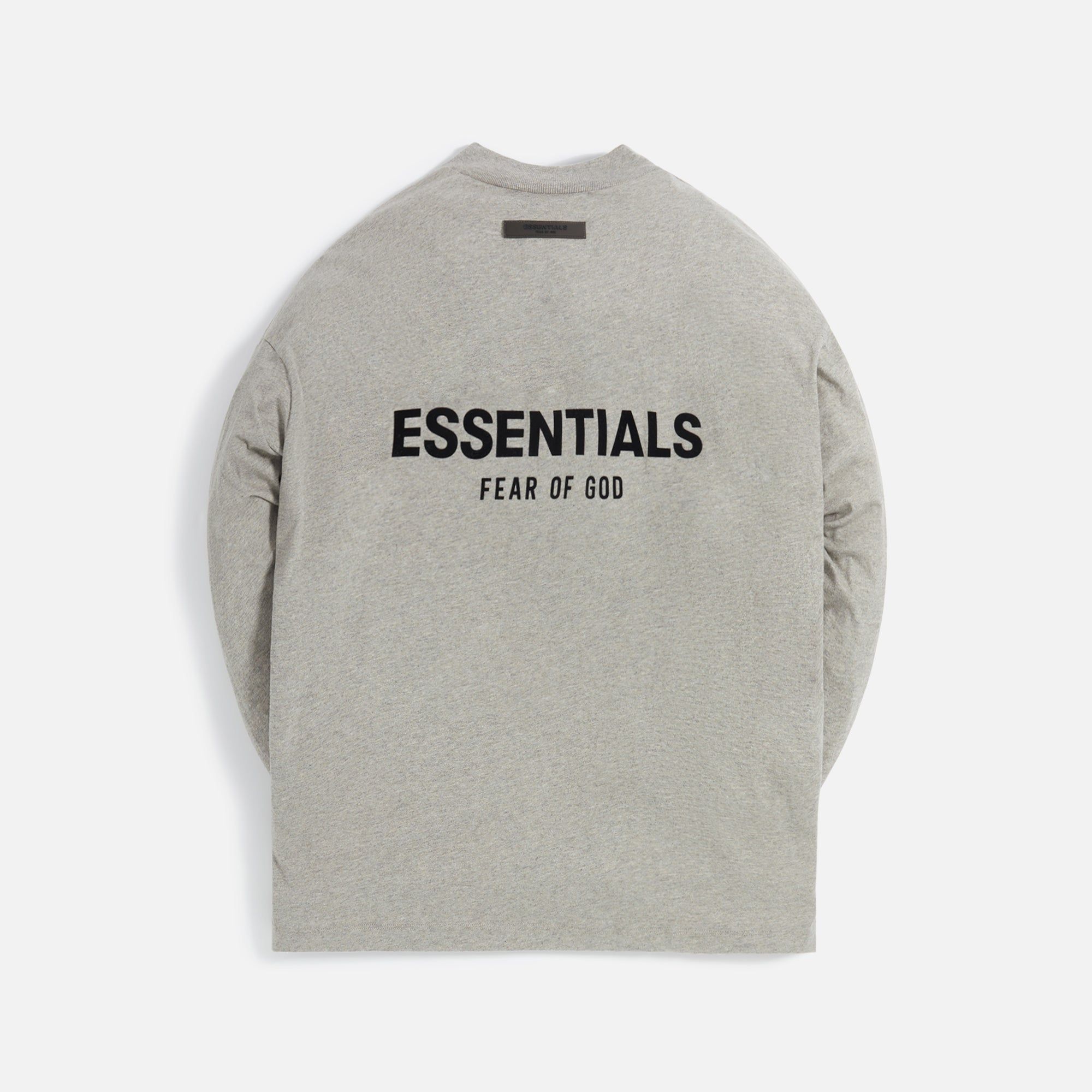 Essentials Long Sleeve Tee - Dark Oatmeal sold by Kith product image thumbnail 2