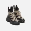 Dr. Martens x Rick Owens 1460 DMXL Mega Lace Boot - Black sold by Kith