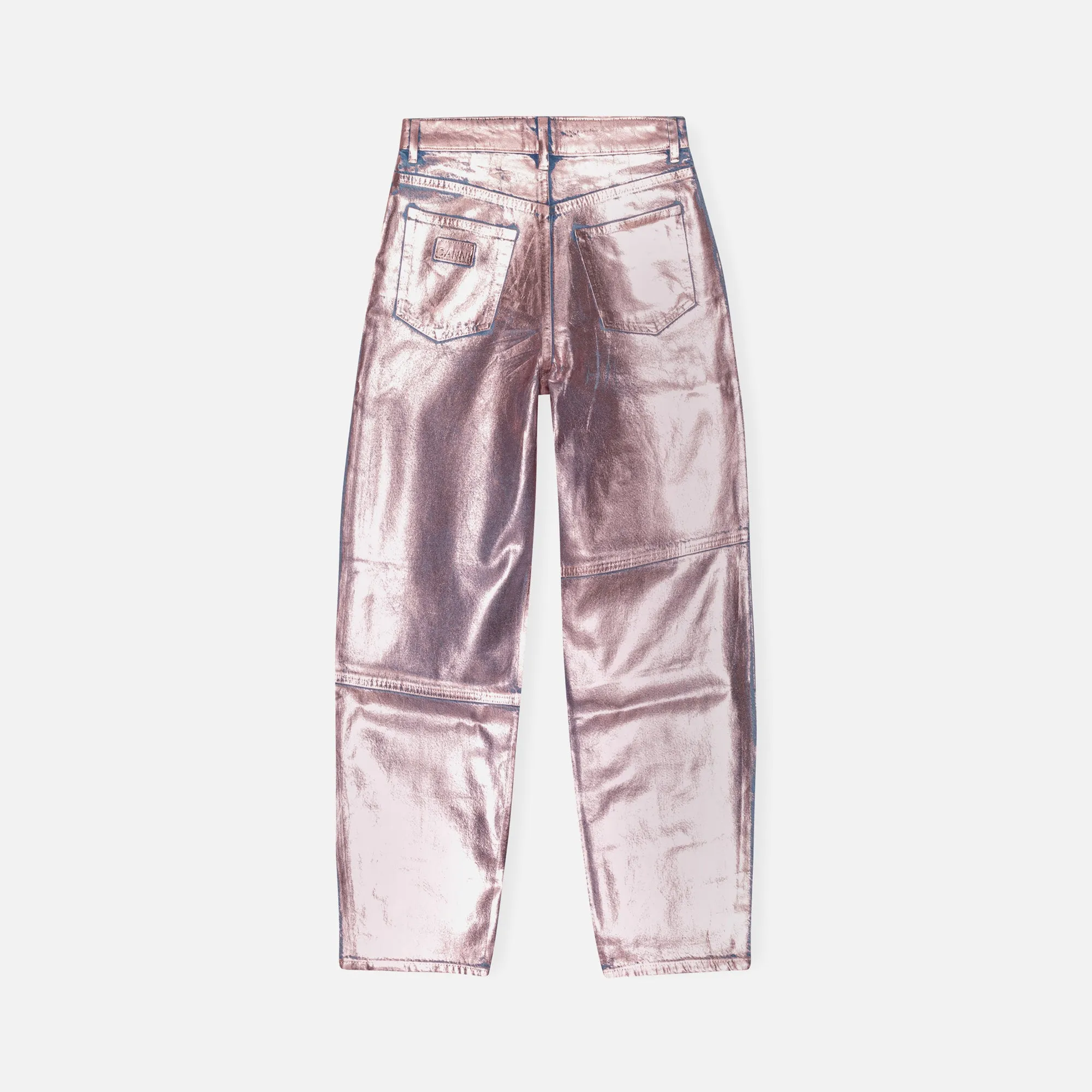 Ganni Foil Denim Stary Pant - Lilac Sachet sold by Kith product image thumbnail 2
