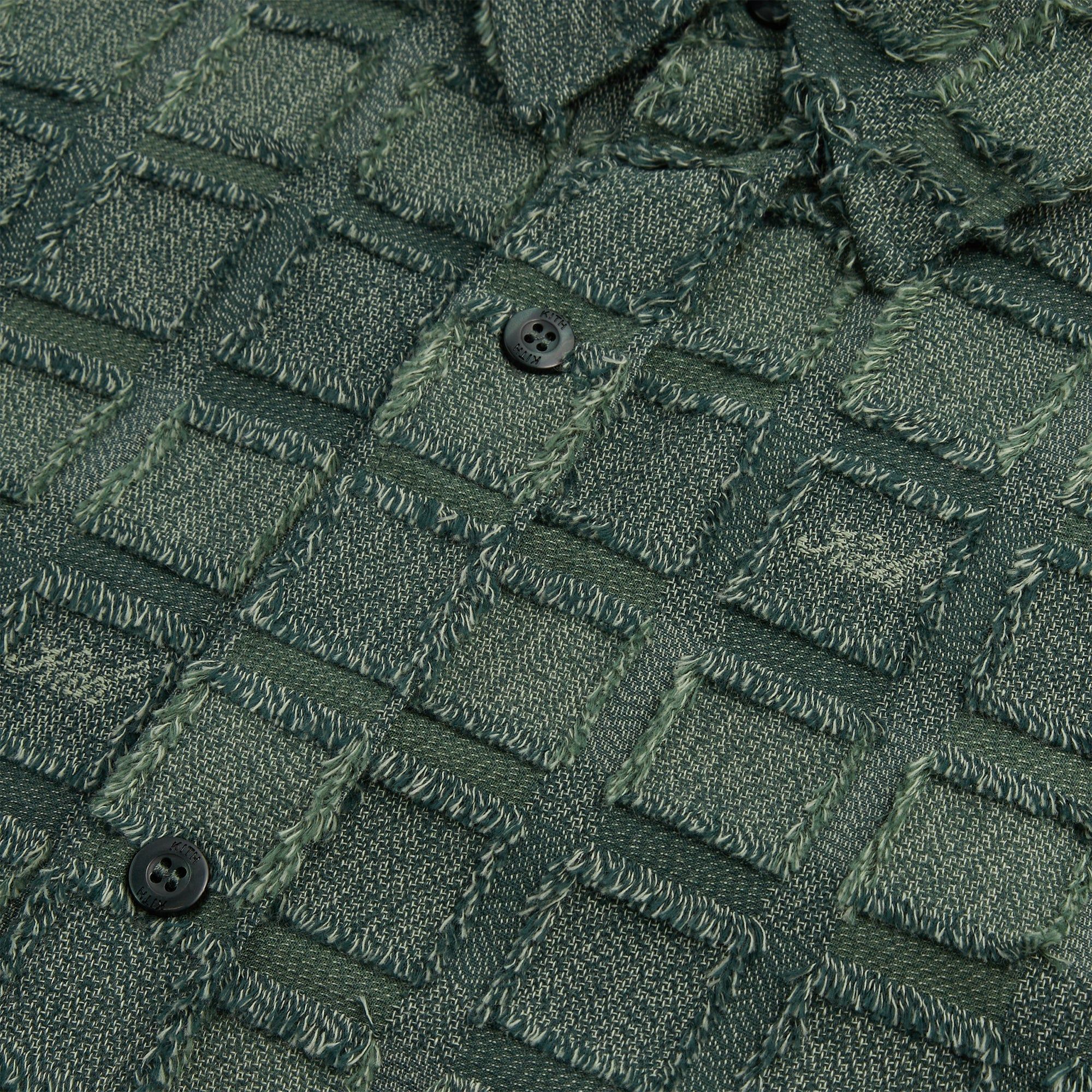 Kith Fils Coupe Check L/S Boxy Collared Overshirt - Stadium PH sold by Kith product image thumbnail 4