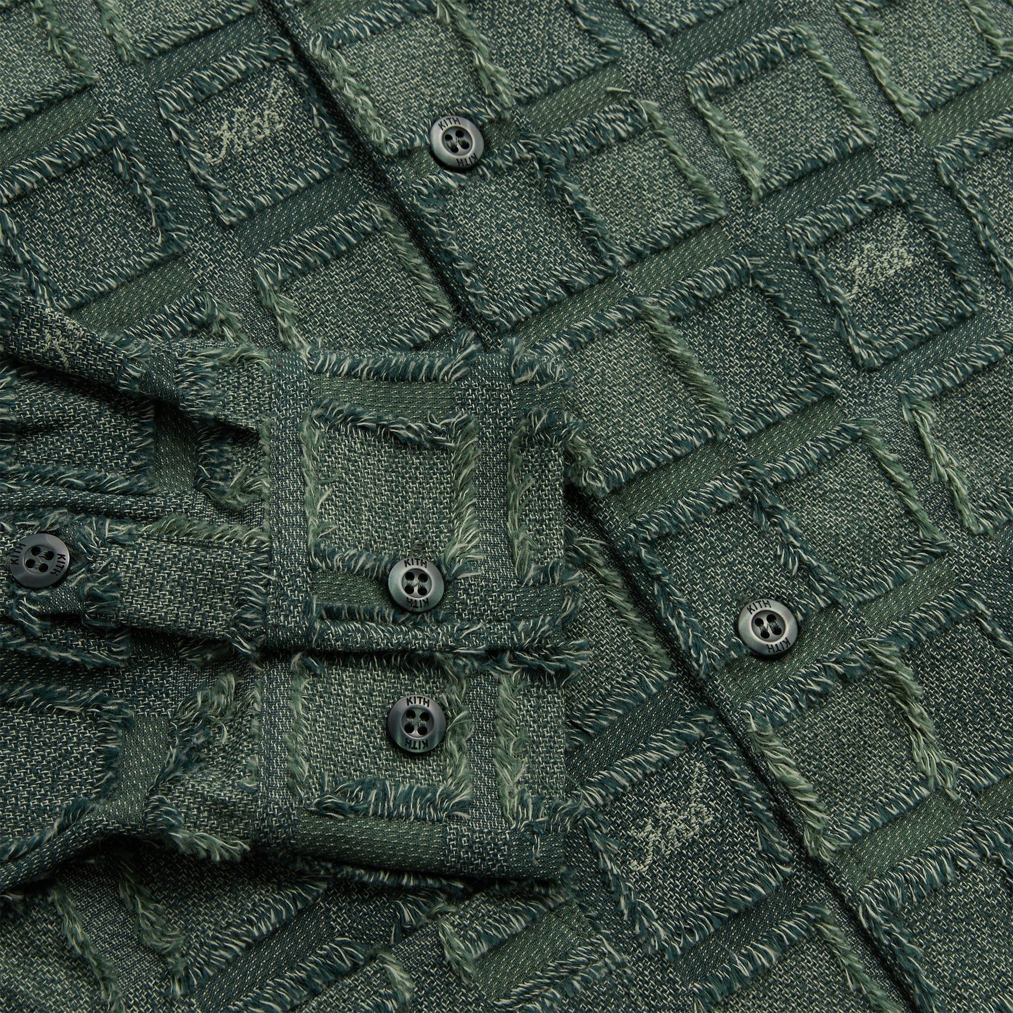 Kith Fils Coupe Check L/S Boxy Collared Overshirt - Stadium PH sold by Kith product image thumbnail 5