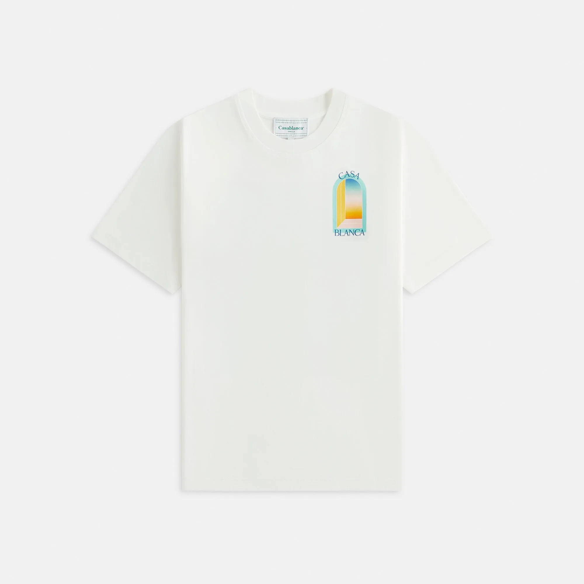 Casablanca L'Arc Coloré Tee - White sold by Kith