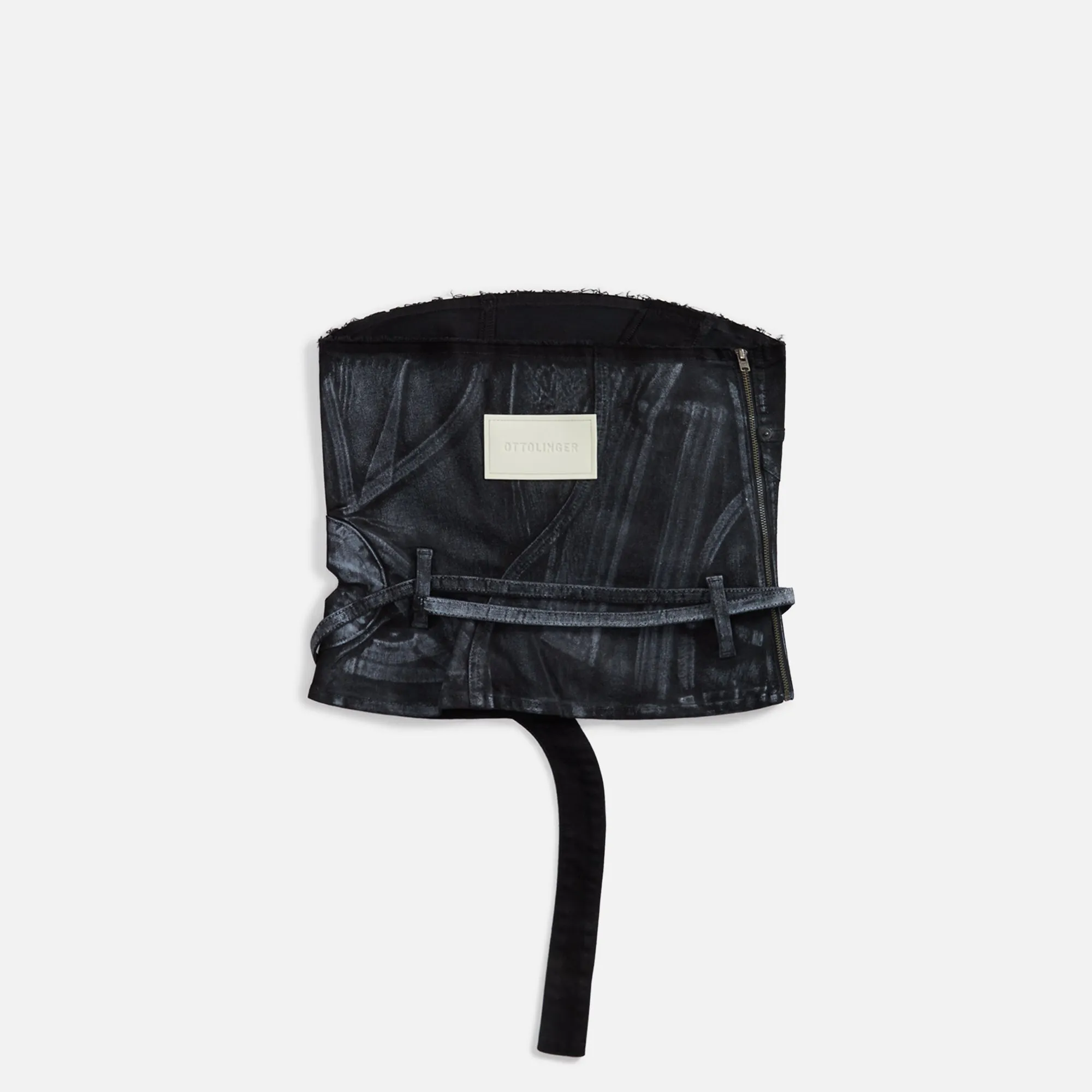 Ottolinger Denim Tube Top - Black / White sold by Kith product image thumbnail 2
