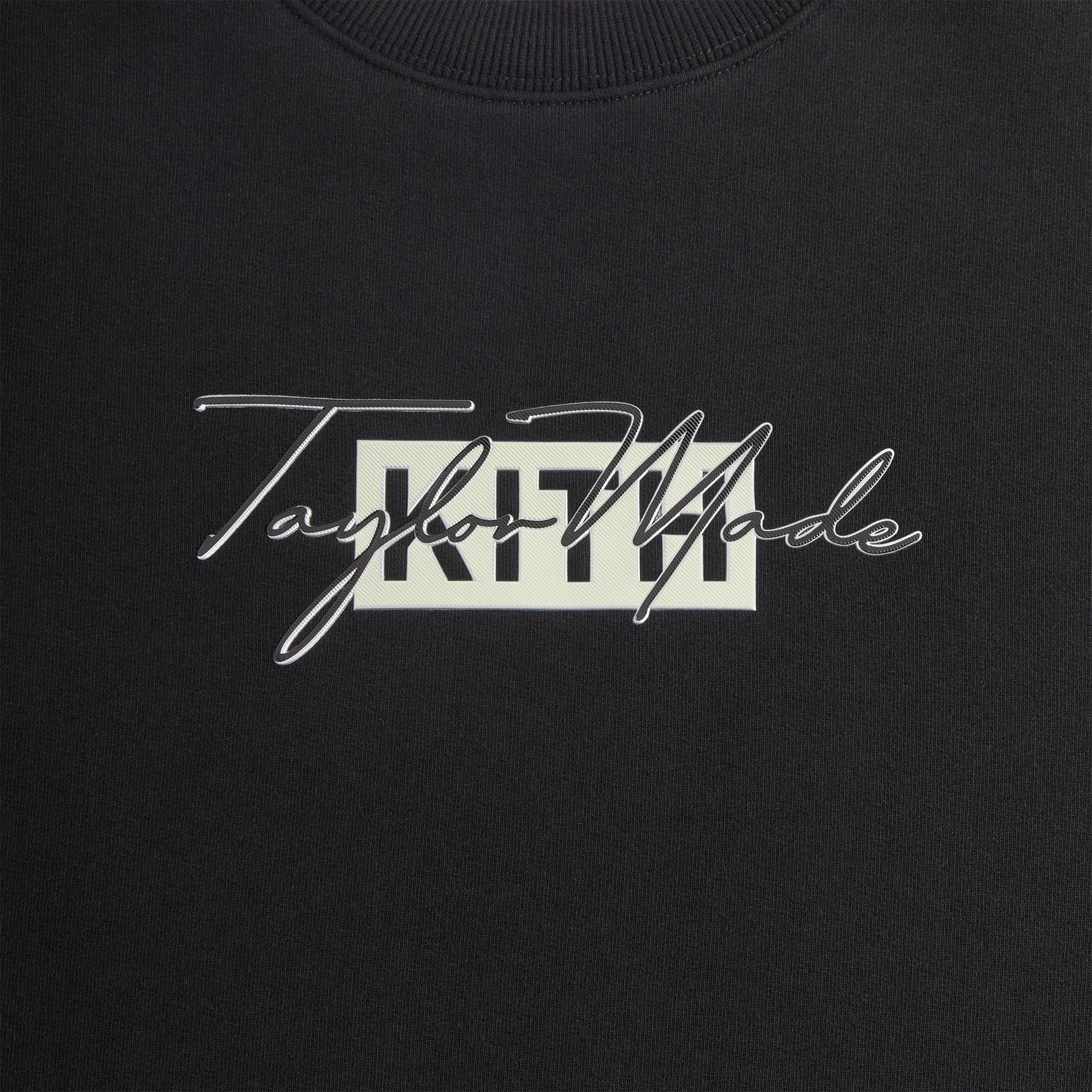 Kith for TaylorMade Script Nelson Crewneck - Black sold by Kith product image thumbnail 3