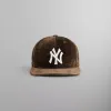 Kith & New Era for the New York Yankees Chenille Chainstitch 59FIFTY Low Profile - Kindling sold by Kith